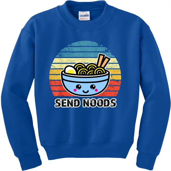 Send Noods Tee Funny Great Ra Noodle Bowl Gift Kids Sweatshirt