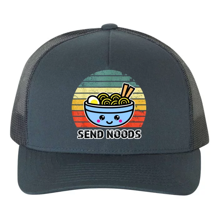 Send Noods Tee Funny Great Ra Noodle Bowl Gift Yupoong Adult 5-Panel Trucker Hat