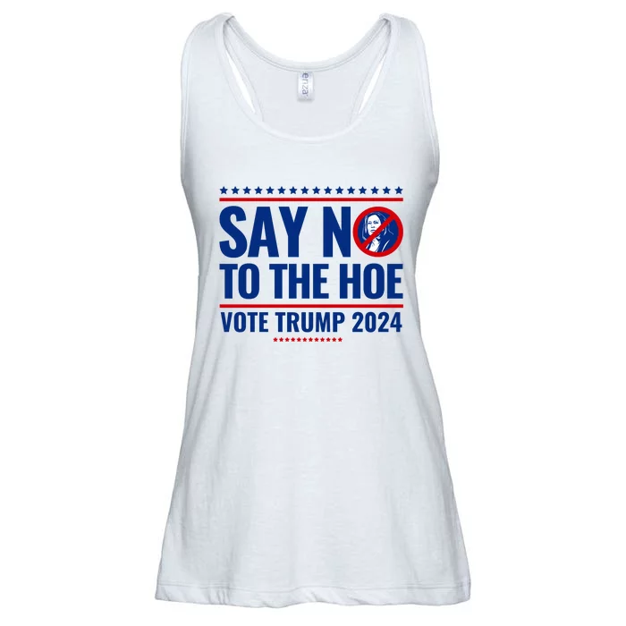 Say No To The Hoe Vote Trump 2024 Ladies Essential Flowy Tank