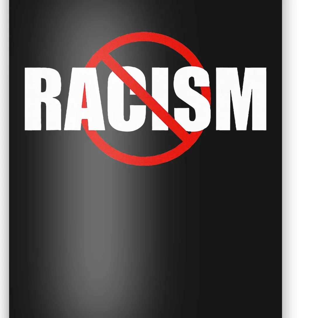 Say No To Racism Antiracism Symbol Gift For Antiracist Poster