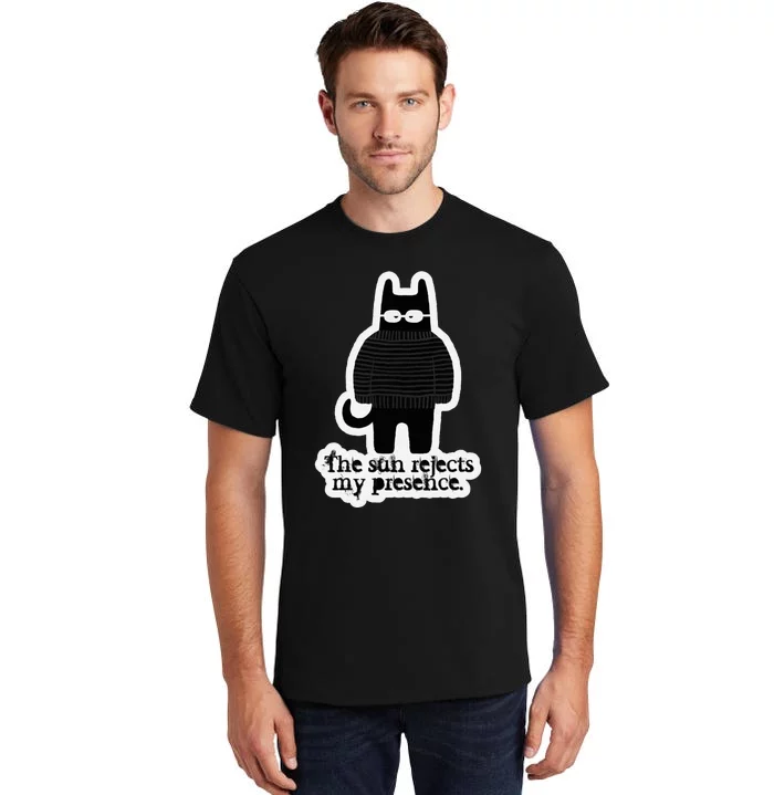 Shadowthorn Nightcatto The Sun Rejects My Presence. Tall T-Shirt