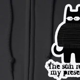 Shadowthorn Nightcatto The Sun Rejects My Presence. Full Zip Hoodie