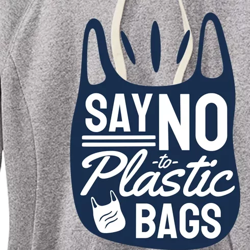 Say No To Plastic Bags Women's Fleece Hoodie