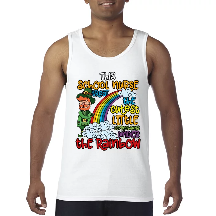 School Nurse Treat The Cutest Little Leprechauns Patricks Tank Top