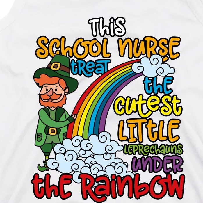 School Nurse Treat The Cutest Little Leprechauns Patricks Tank Top