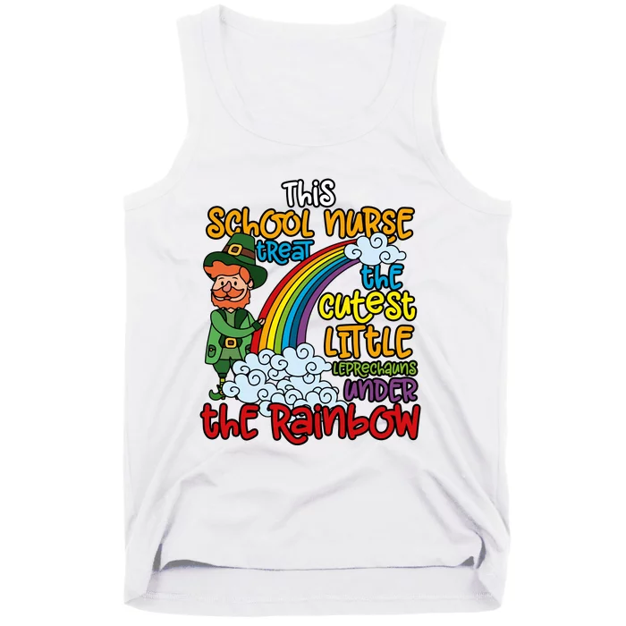 School Nurse Treat The Cutest Little Leprechauns Patricks Tank Top