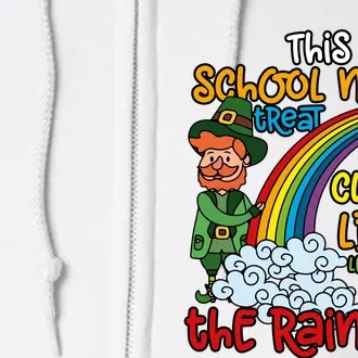 School Nurse Treat The Cutest Little Leprechauns Patricks Full Zip Hoodie