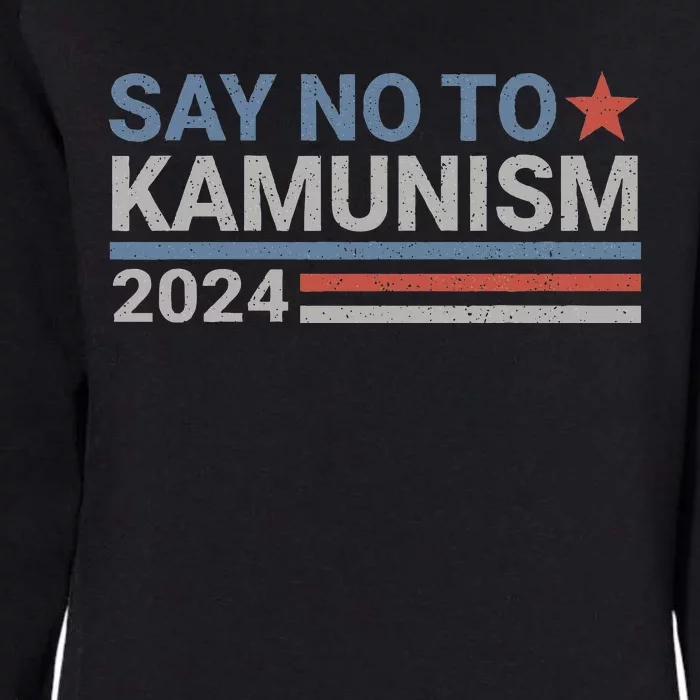 Say No To Kamunism Kamala Vote Trump Vance Womens California Wash Sweatshirt