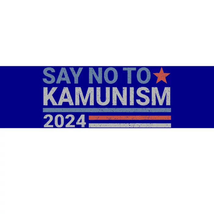 Say No To Kamunism Kamala Vote Trump Vance Bumper Sticker