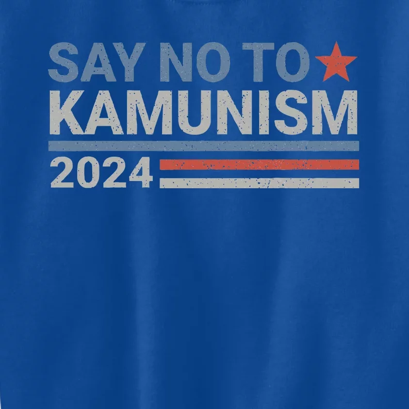 Say No To Kamunism Kamala Vote Trump Vance Kids Sweatshirt