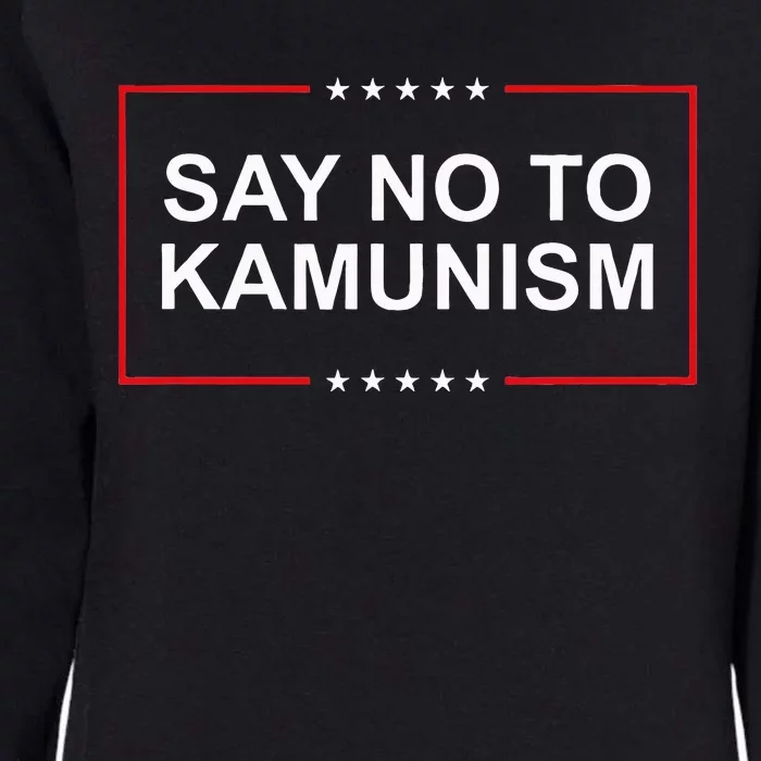 Say No To Kamunism Womens California Wash Sweatshirt