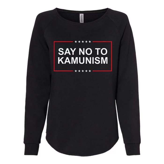 Say No To Kamunism Womens California Wash Sweatshirt