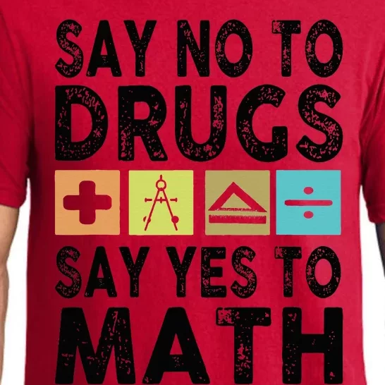 Say No To Drugs Say Yes To Math Antidrug Red Ribbon Week Pajama Set