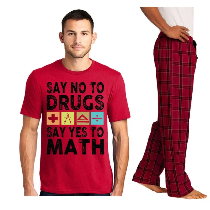 Say No To Drugs Say Yes To Math Antidrug Red Ribbon Week Pajama Set