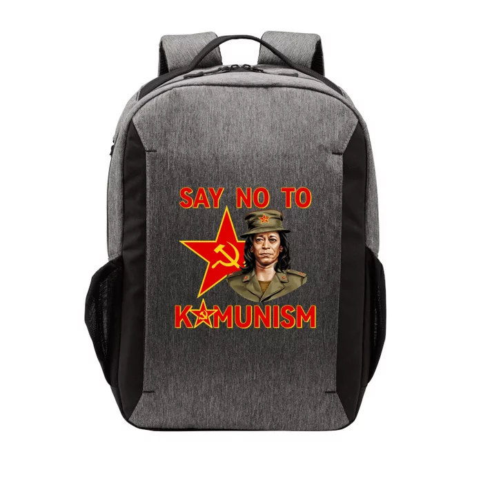 Say No To Kamunism Kamunist Funny Election 2024 Anti Kamala Vector Backpack