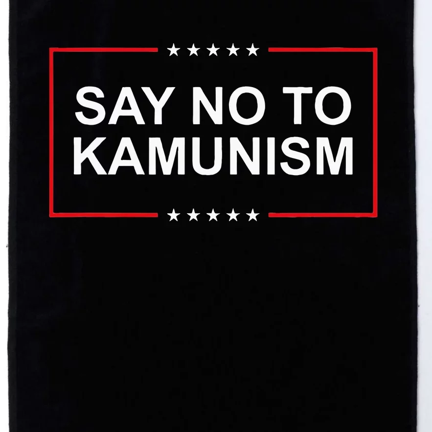 Say No To Kamunism Platinum Collection Golf Towel