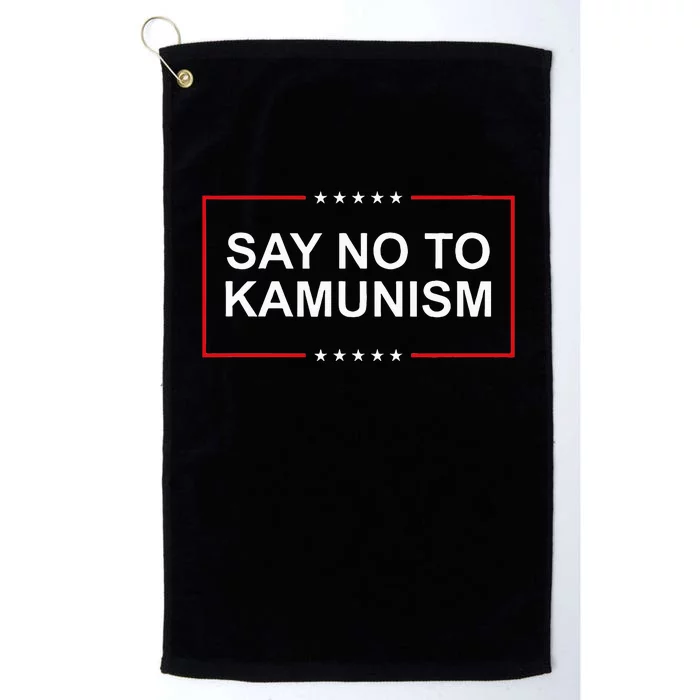 Say No To Kamunism Platinum Collection Golf Towel