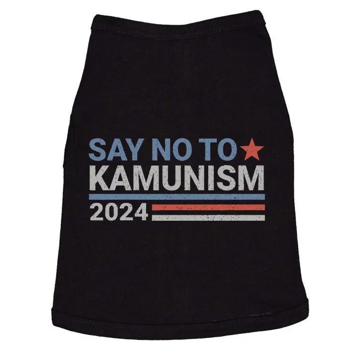 Say No To Kamunism Kamala Vote Trump Vance Doggie Tank