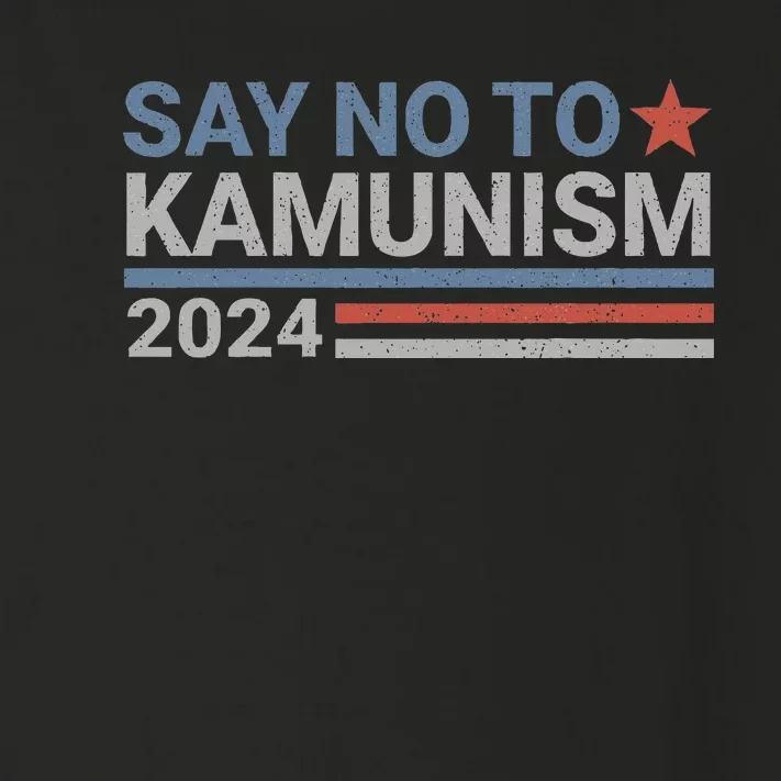 Say No To Kamunism Kamala Vote Trump Vance Toddler Long Sleeve Shirt