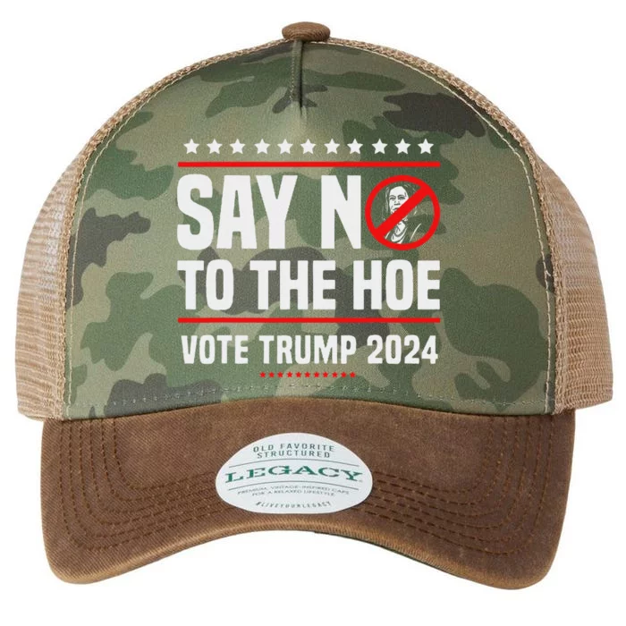 Say No To The Hoe Vote Trump 2024 Legacy Tie Dye Trucker Hat