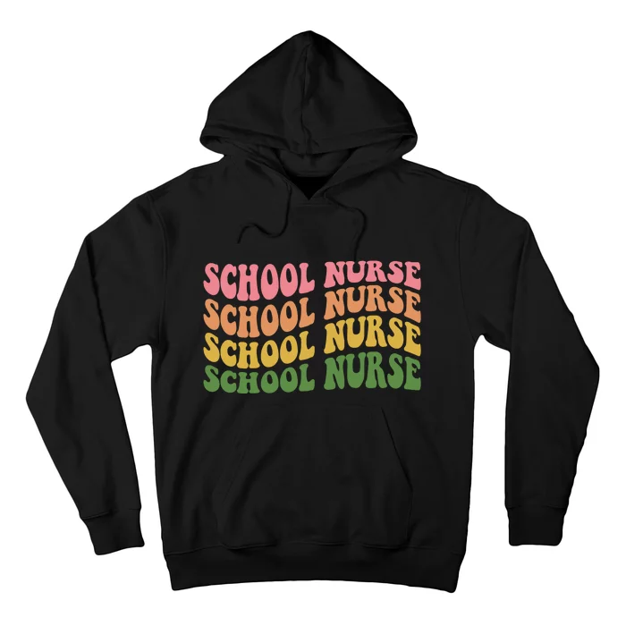 School Nurse Word Mashup Hoodie