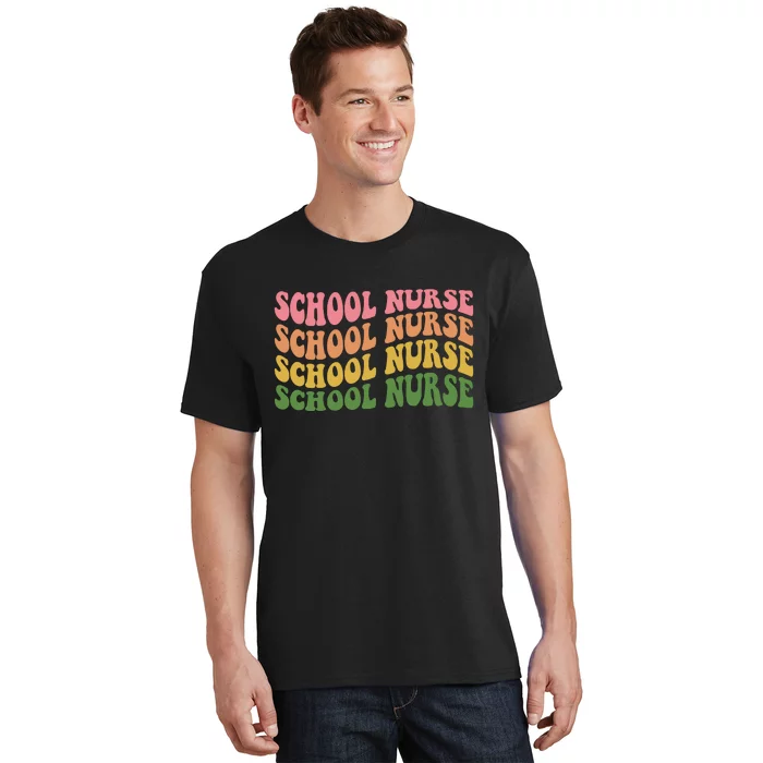 School Nurse Word Mashup T-Shirt