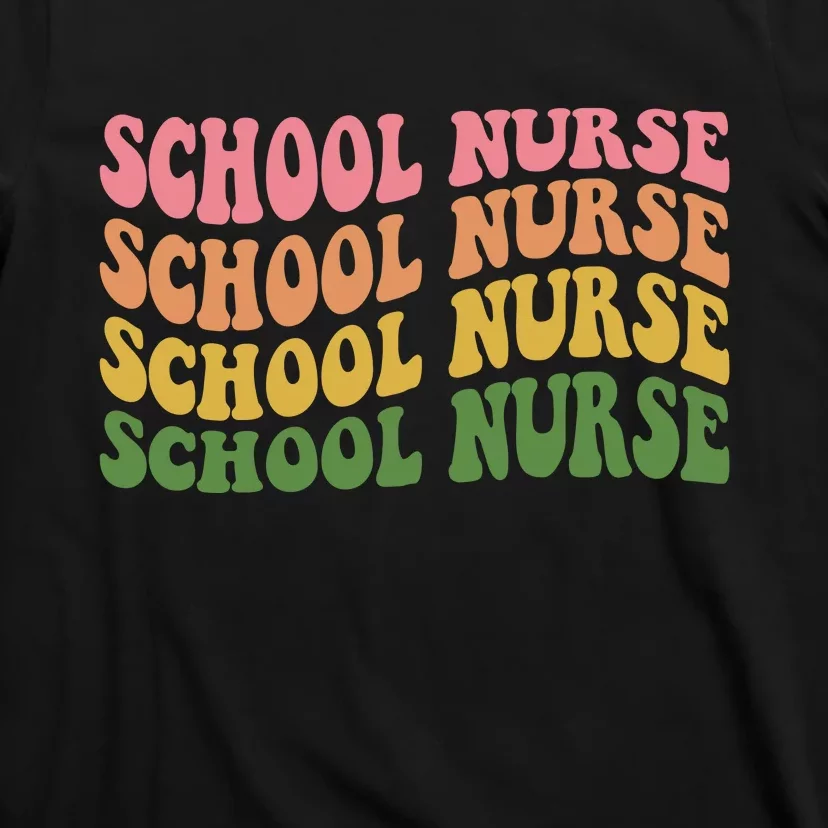 School Nurse Word Mashup T-Shirt