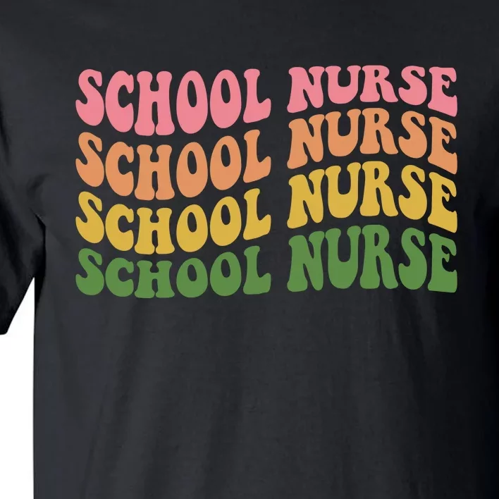 School Nurse Word Mashup Tall T-Shirt