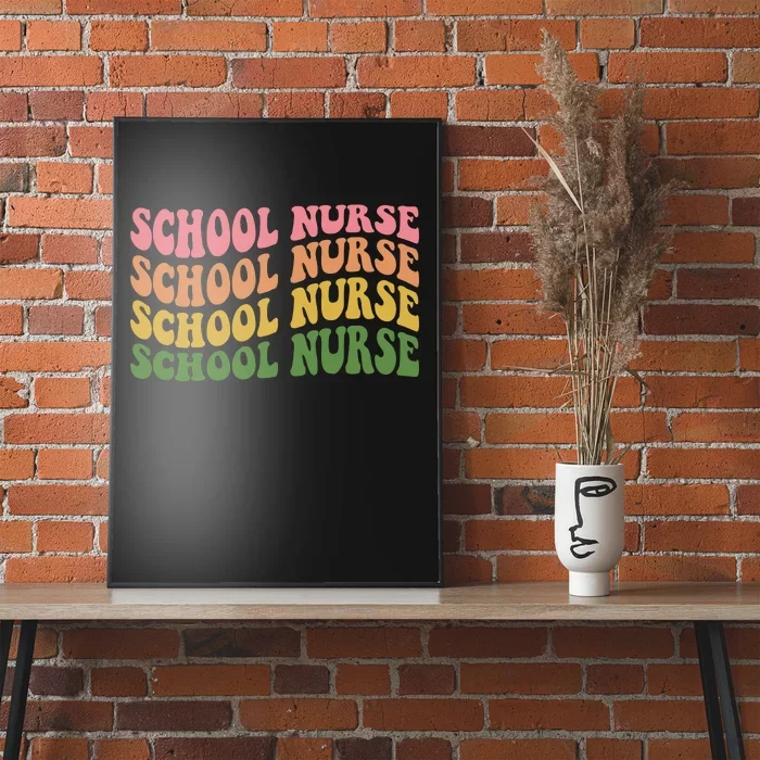 School Nurse Word Mashup Poster