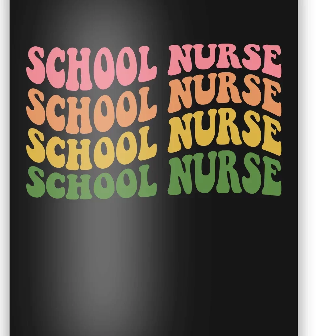 School Nurse Word Mashup Poster