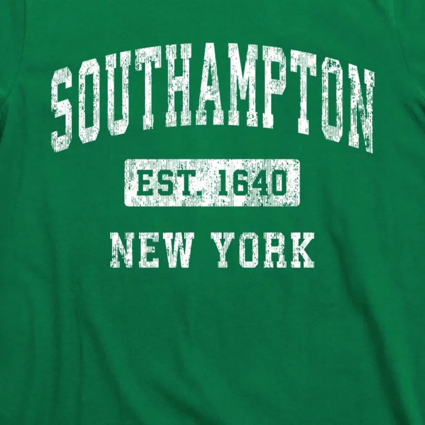 Southampton New York Ny Vintage Established Sports Design T-Shirt