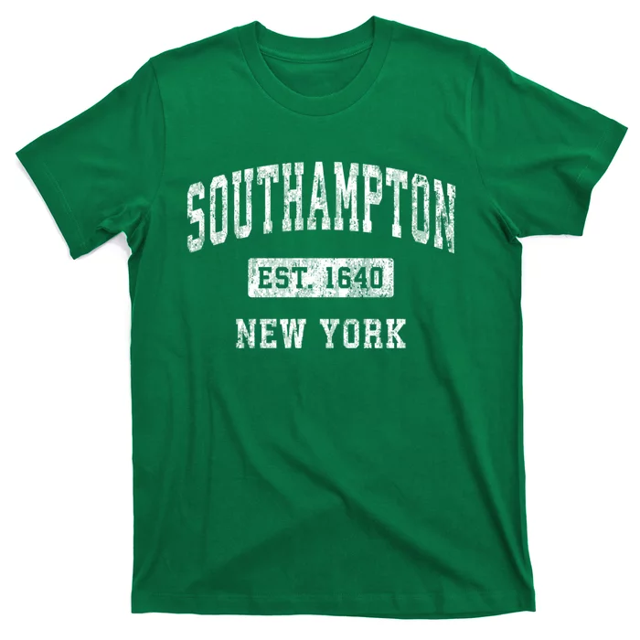 Southampton New York Ny Vintage Established Sports Design T-Shirt