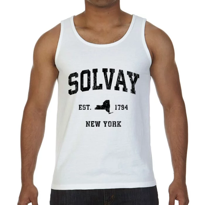 Solvay New York Ny Vintage Athletic Sports Comfort Colors® Tank Top