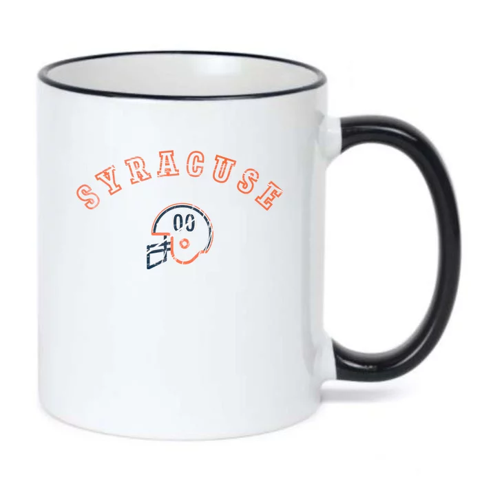 Syracuse, New York Black Color Changing Mug