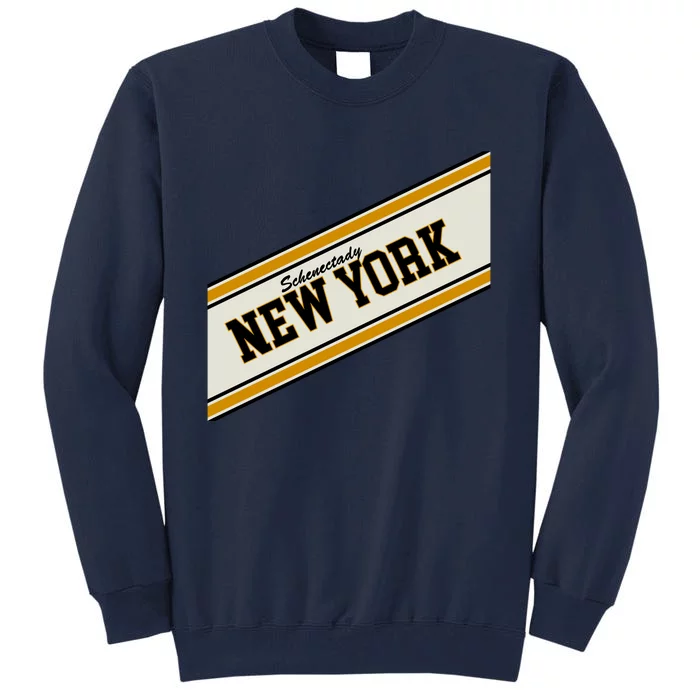 Schenectady New York Varsity Logo Tall Sweatshirt