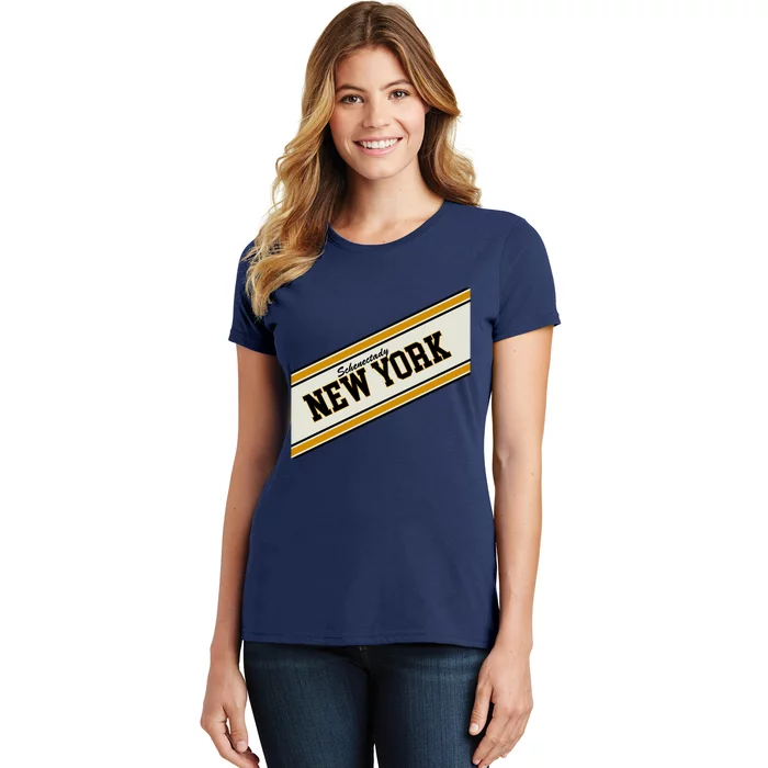 Schenectady New York Varsity Logo Women's T-Shirt