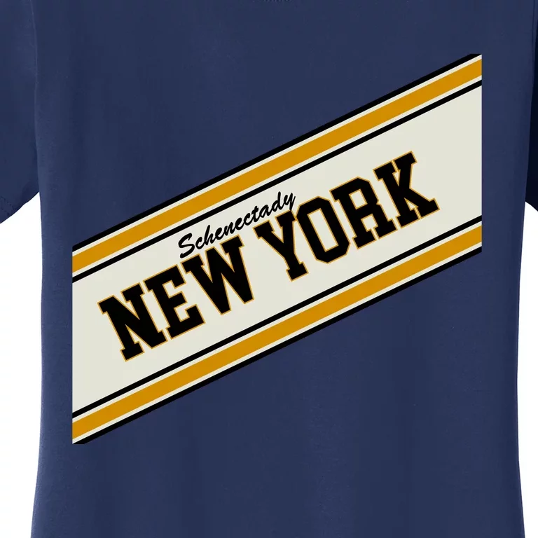 Schenectady New York Varsity Logo Women's T-Shirt