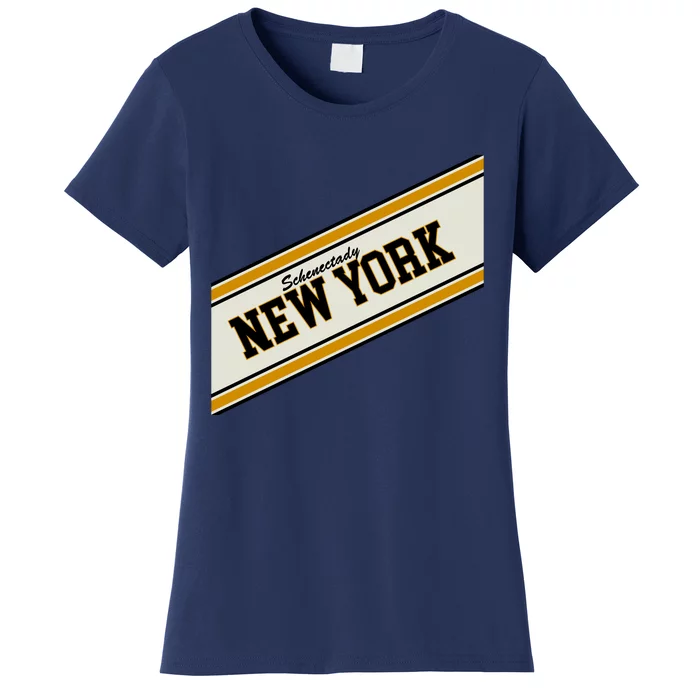 Schenectady New York Varsity Logo Women's T-Shirt