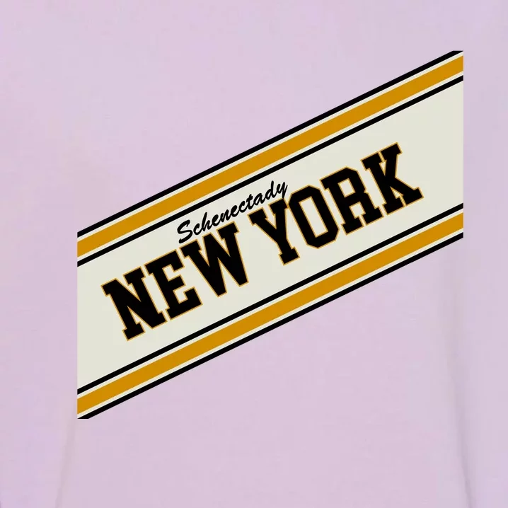 Schenectady New York Varsity Logo Garment-Dyed Sweatshirt