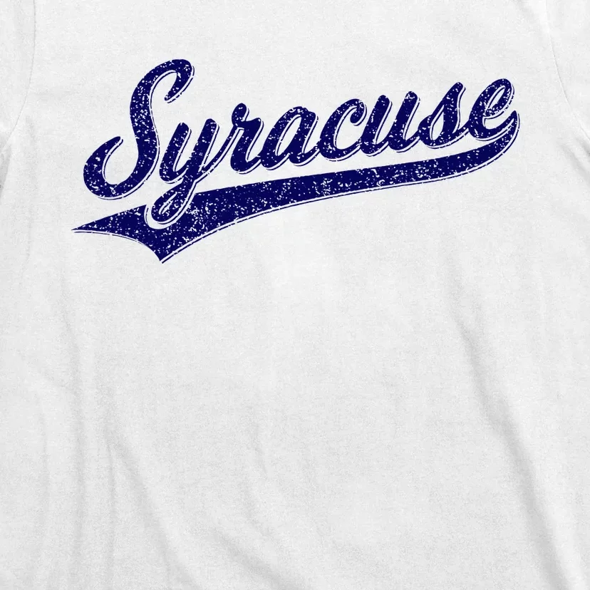 Syracuse New York Varsity Script Classic Sports Jersey Style T-Shirt