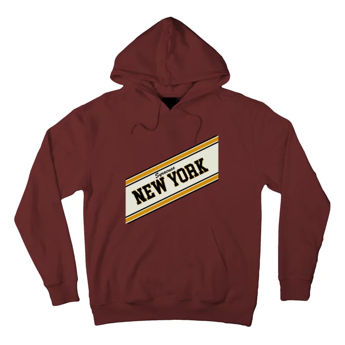 Syracuse New York Varsity Logo Hoodie