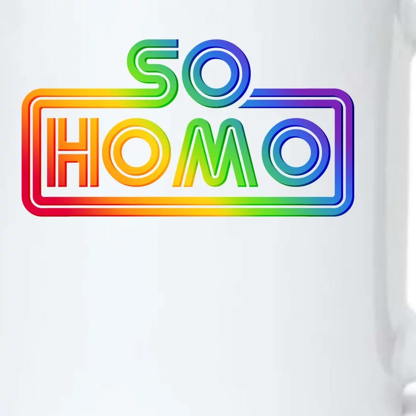 So Homo LGBT Movie Parody Black Color Changing Mug