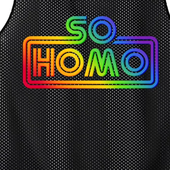 So Homo LGBT Movie Parody Mesh Reversible Basketball Jersey Tank