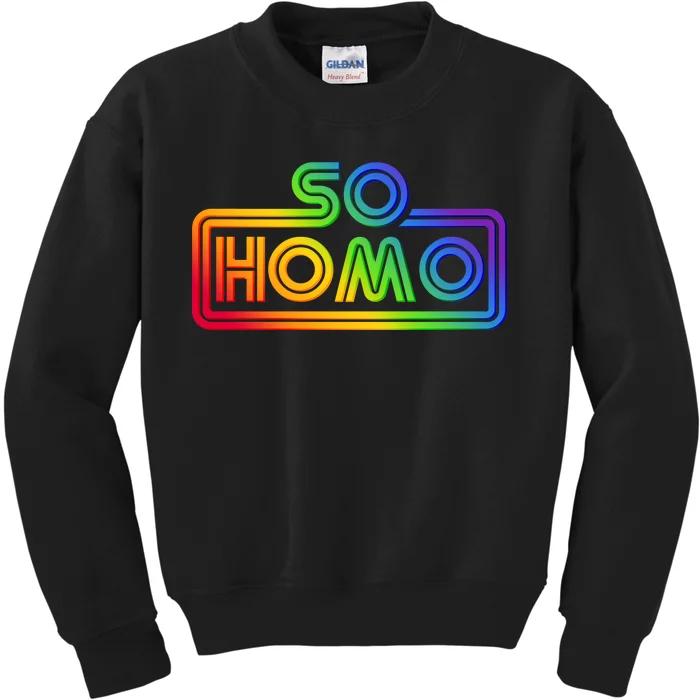 So Homo LGBT Movie Parody Kids Sweatshirt