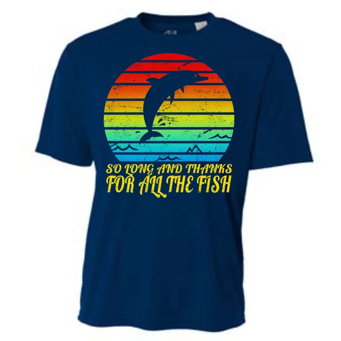 So Long And Thanks For All The Fish Cooling Performance Crew T-Shirt