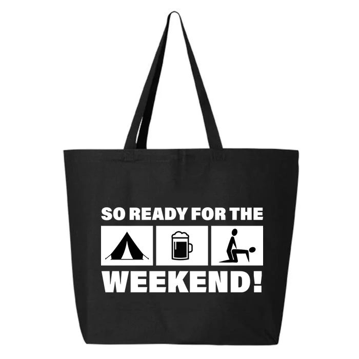 So Ready For The Weekend Camping Beer 25L Jumbo Tote