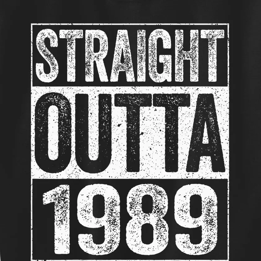 Straight Outta 1989  34th Birthday Kids Sweatshirt