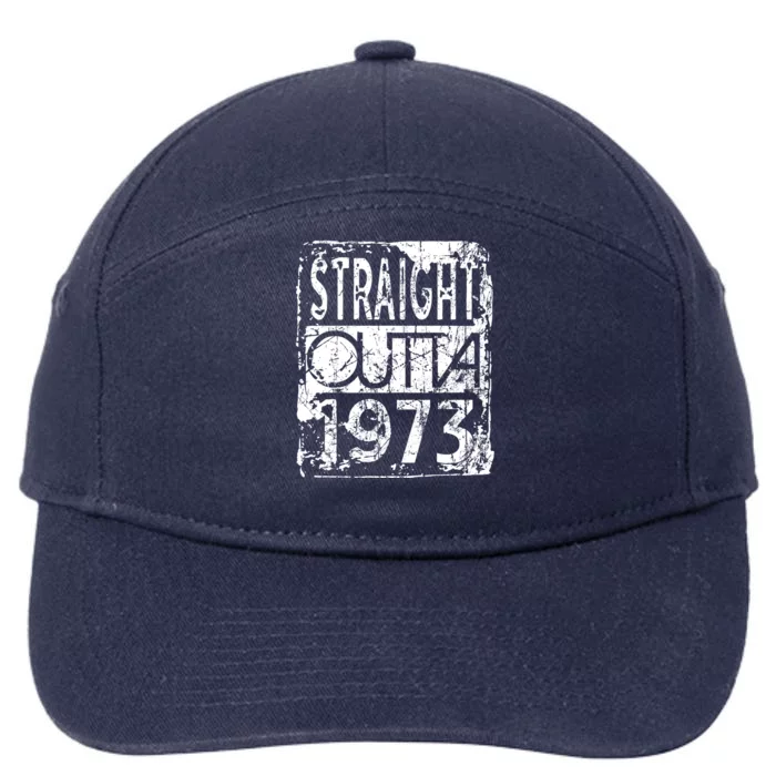 Straight Outta 1973 Funny Birthday 7-Panel Snapback Hat