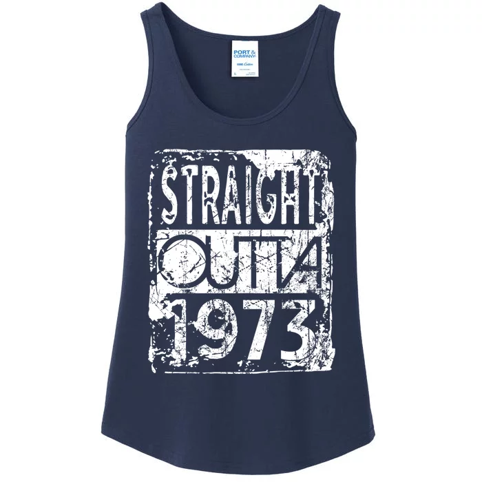 Straight Outta 1973 Funny Birthday Ladies Essential Tank