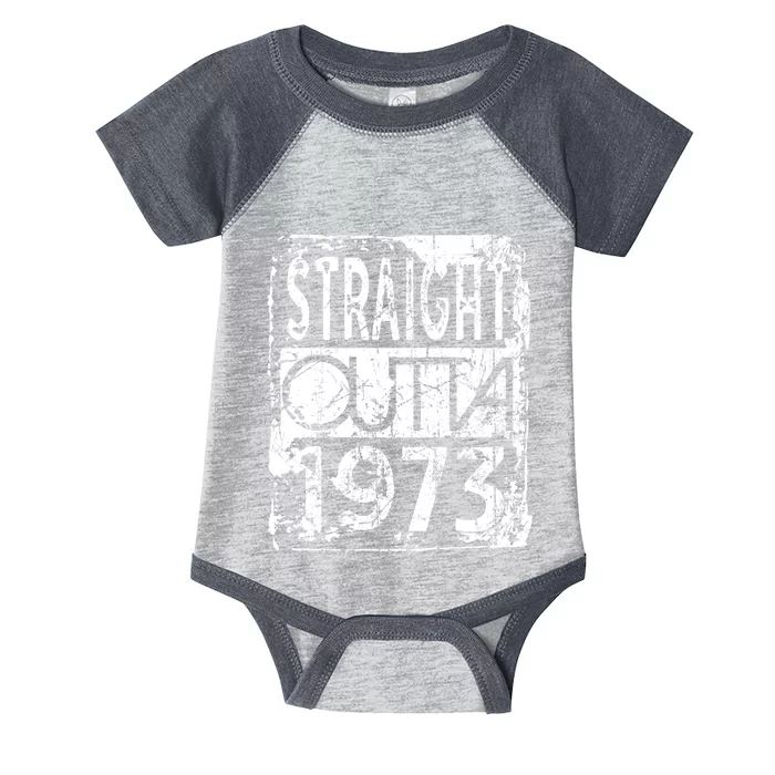 Straight Outta 1973 Funny Birthday Infant Baby Jersey Bodysuit